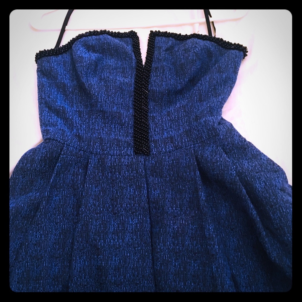 New never worn peplum deep blue top. - Picture 1 of 4